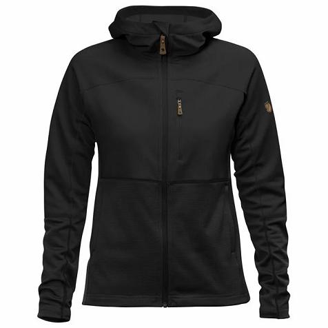 Fjallraven Abisko Fleece Black Singapore For Women (SG-522856)